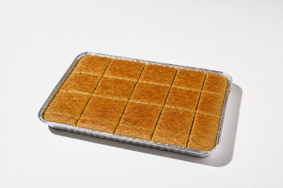 Helbeh fenugreek semolina dessert brushed with butter